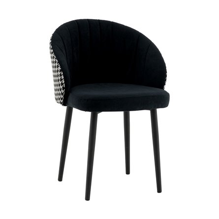 Стул Пасаденика велюр черный