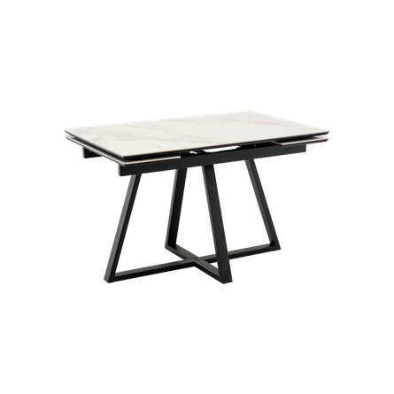 Стол Кассика 120*80 см столешница керамика белый