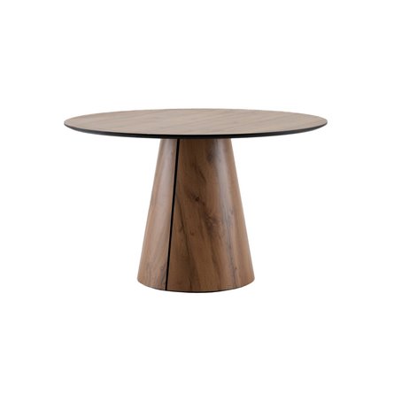 Стол круглый Стивенсон D120 столешница HPL дуб вотан