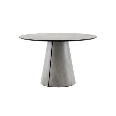 Стол круглый Стивенсон D120 столешница HPL метрополитан