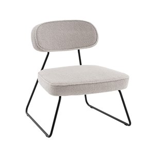 Кресло Kate new ткань букле светло-серый