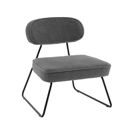 Кресло Kate new ткань букле темно-серый