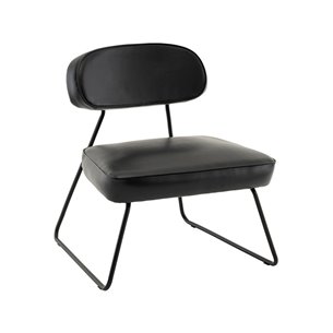 Кресло Kate new ткань экокожа чёрный