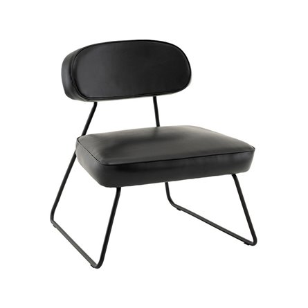 Кресло Kate new ткань экокожа чёрный