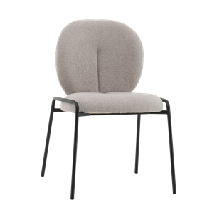 Стул Моллек букле светло-серый