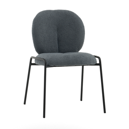 Стул Моллек букле темно-серый