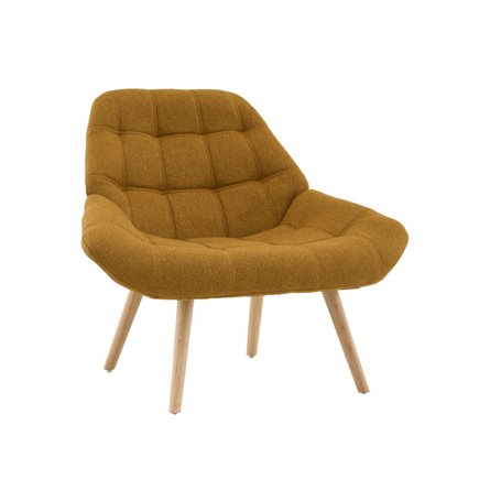 Кресло Олби Квадро горчичный