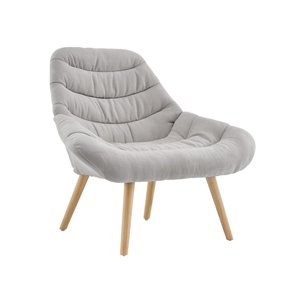 Кресло Олби Страйпс светло-серый