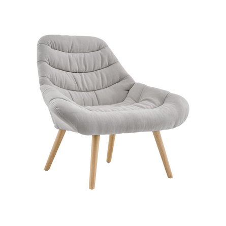 Кресло Олби Страйпс светло-серый