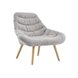 Кресло Олби Страйпс светло-серый