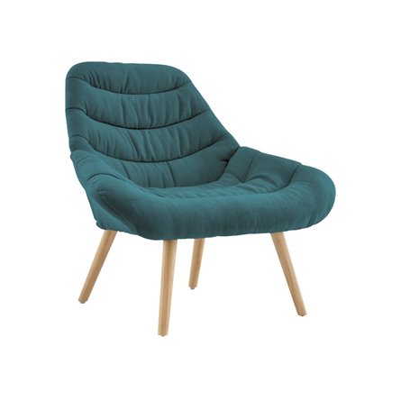 Кресло Олби Страйпс тёмно-бирюзовый