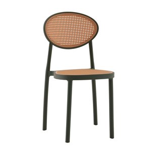 Стул Junie пластиковый зелёный