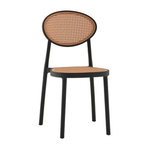 Стул Junie пластиковый чёрный