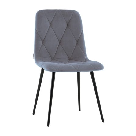 Стул Одди Diamond велюр серый
