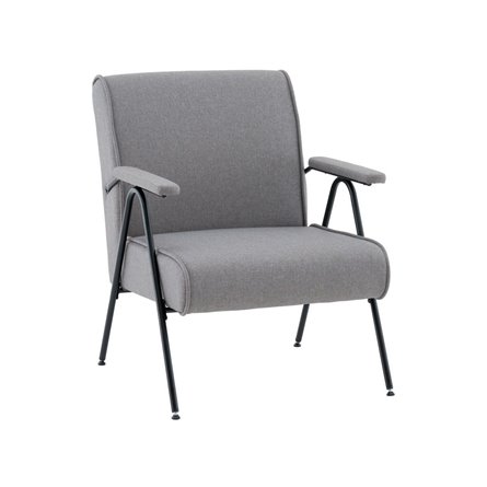 Кресло Эндино рогожка серый