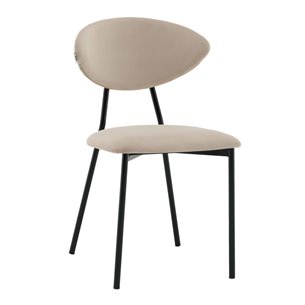 Стул обеденный Квинси велюр кремовый