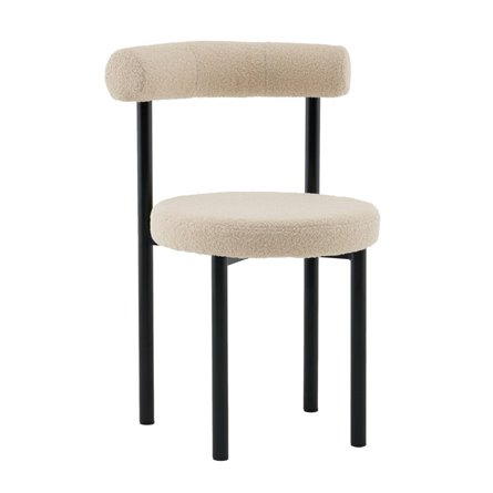 Стул обеденный Флорео букле бежевый