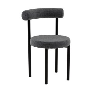 Стул обеденный Флорео букле темно-серый