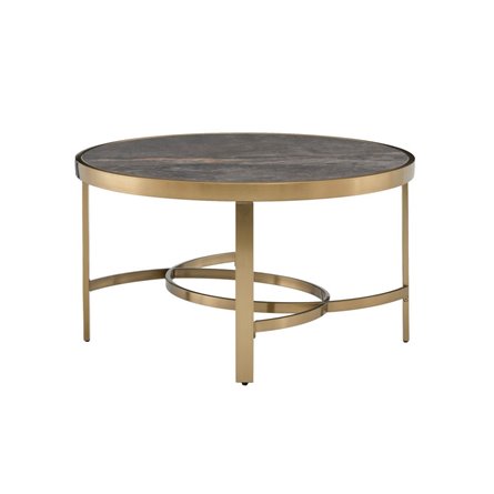 Журнальный столик Адриана 80*80 см серая керамика