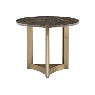 Журнальный столик Кассия 60*60 см темная керамика