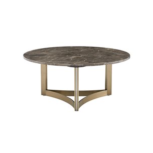 Журнальный столик Кассия 90*90 см темная керамика