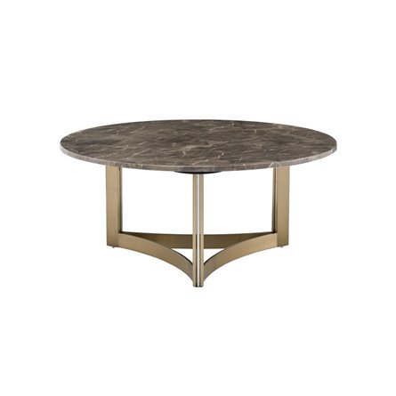 Журнальный столик Кассия 90*90 см темная керамика