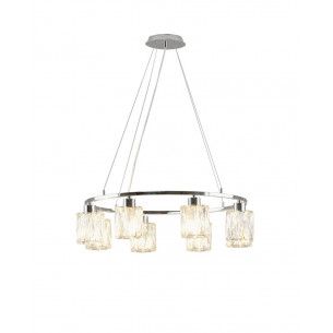 Люстра подвесная Moderli V11708-8P Prismique