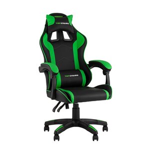 Кресло спортивное TopChairs Shadow черно-зеленый