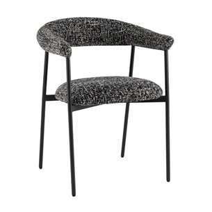 Стул обеденный Toko черно-белый