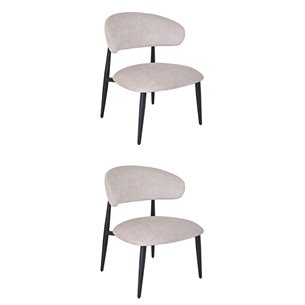 Кресло лаунж Ayla серый 2 шт.