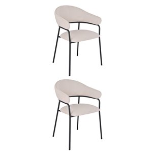 Стул обеденный Leya кремовый 2 шт.
