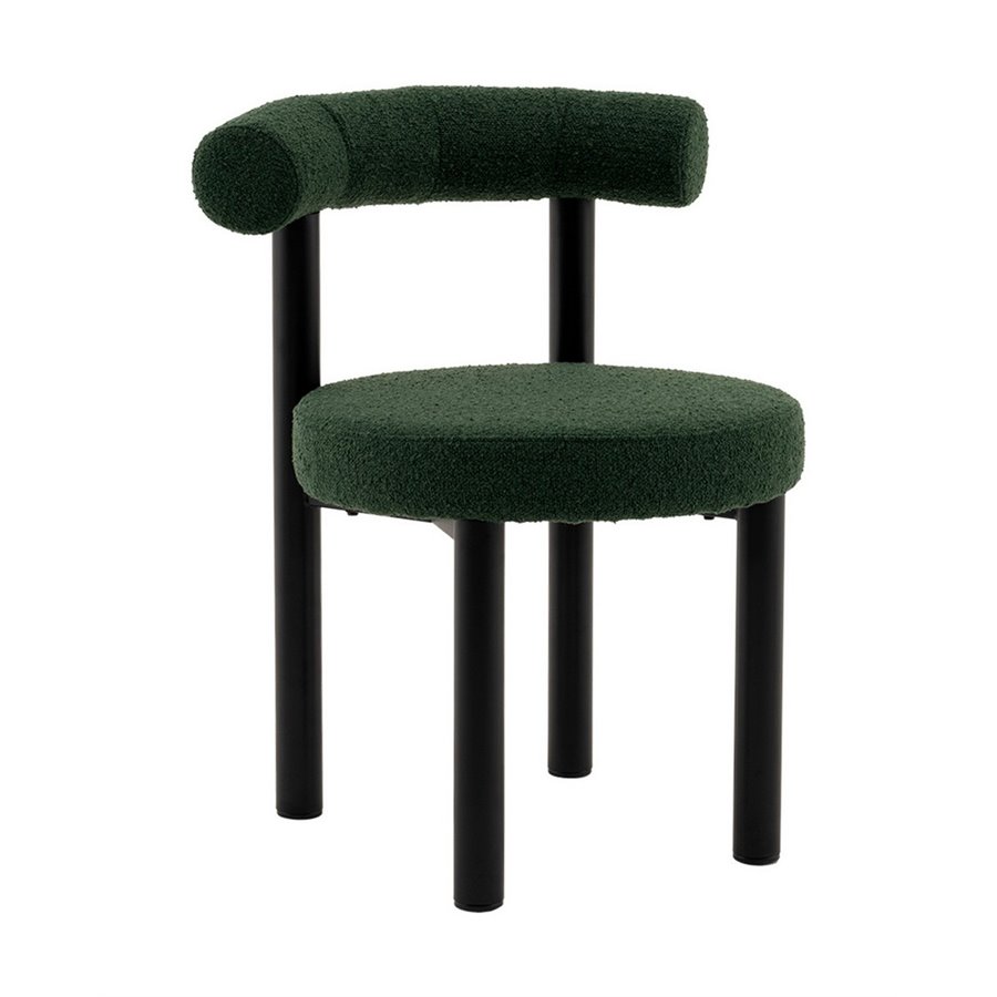 Стул обеденный Tavu с деревянными ножками зеленый 2 шт.