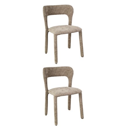 Стул обеденный Zuri серый 2 шт.