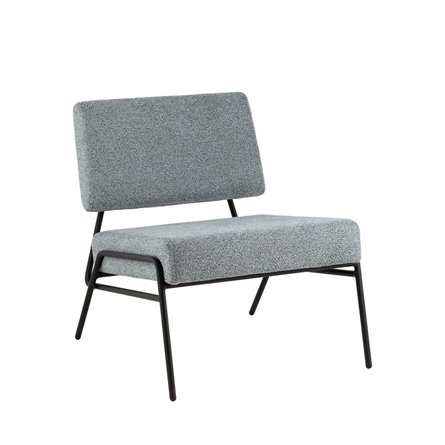 Кресло Теллинг шенилл серо-синий