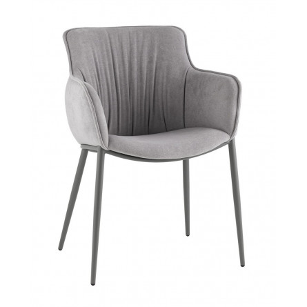 Стул Твигги велюр серый