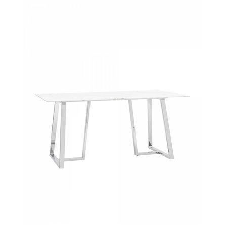 Стол обеденный Даллас 160*90 белый стеклянный Stool Group