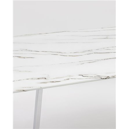 Стол обеденный Даллас 160*90 белый стеклянный Stool Group