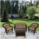 Плетеный комплект для отдыхаLV-520BB Brown-Beige