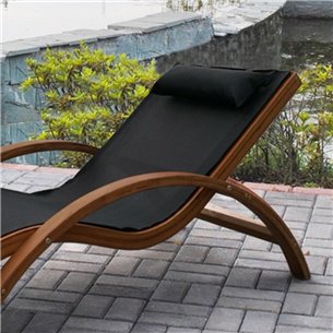 Шезлонг-лежак Мальта AFM-503 Black