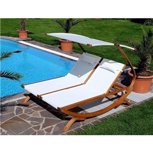 Шезлонг-лежак Мальта AFM-510C White