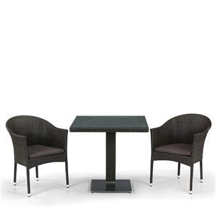 Комплект плетеной мебели T605SWT/Y350B-W53 Brown
