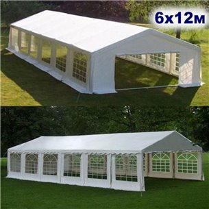 Шатер-павильон 6х12 AFM-1030W White