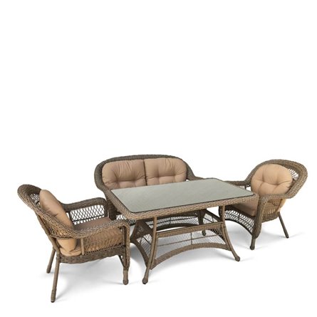 Комплект плетеной мебели T130-LV520BB-Beige_Beige