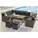 Комплект плетеной мебели AFM-370A Dark Grey