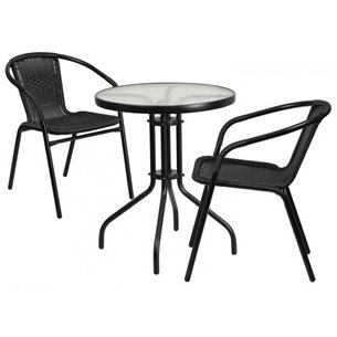 Комплект мебели Асоль LRC03/LRT02-D60 Black (2+1)