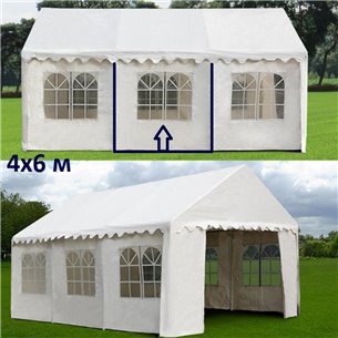 Шатер-павильон AFM-1026W White (4х6)