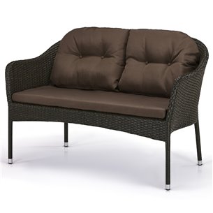 Плетеный диван S54A-W53 Brown