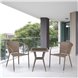 Комплект плетеной мебели T25B/Y137C-W56 Light brown 2Pcs