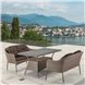 Комплект плетеной мебели T198B/S54B-W56 Light brown