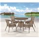 Комплект плетеной мебели Лион-1B T220CT/Y32-W56 Light brown (4+1)